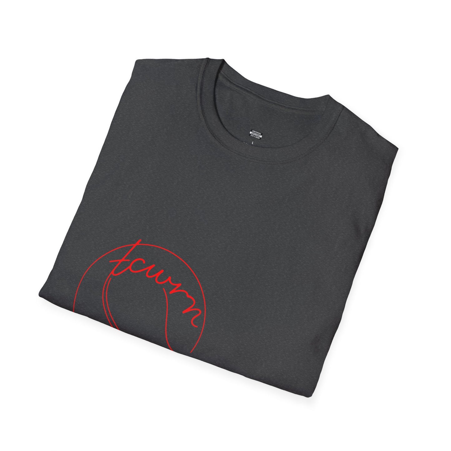 "tcwrn" — Minimal Line Art Design — T-Shirt