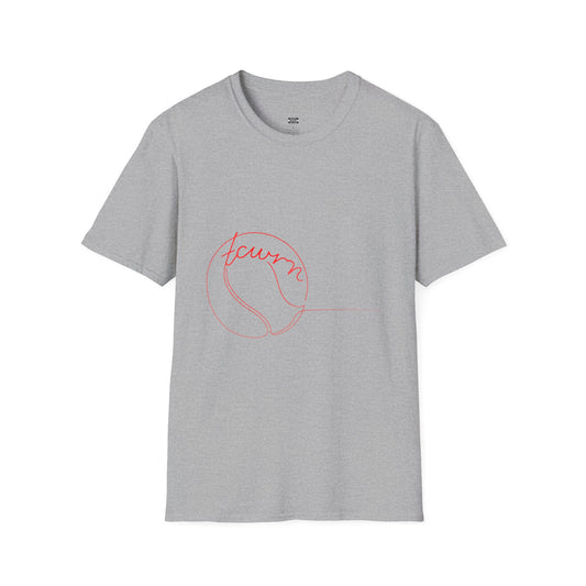 "tcwrn" — Minimal Line Art Design — T-Shirt