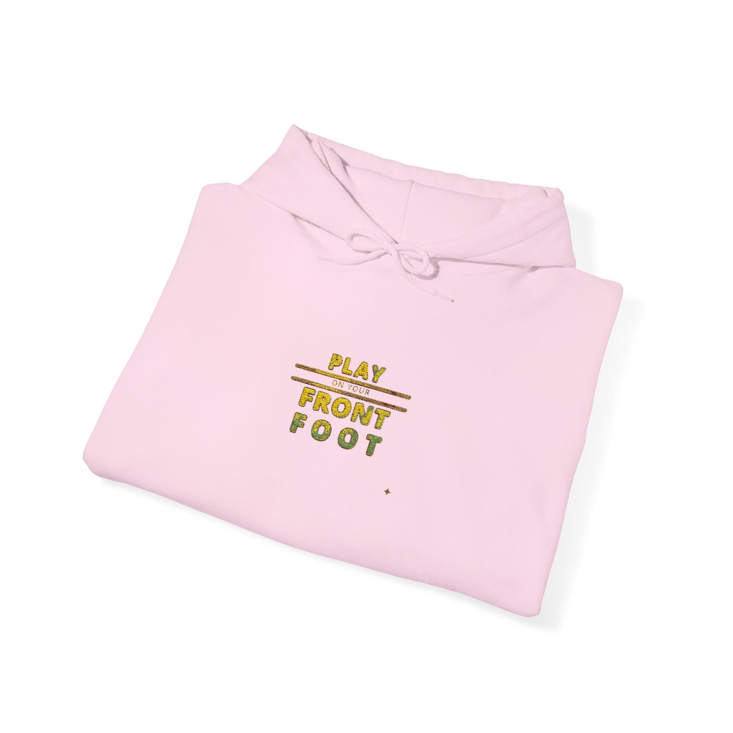 "Front Foot" — Retro Embroidered Graphic — Unisex Hoodie