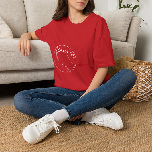 "tcwrn" — Minimal Line Art Design — Unisex T-Shirt