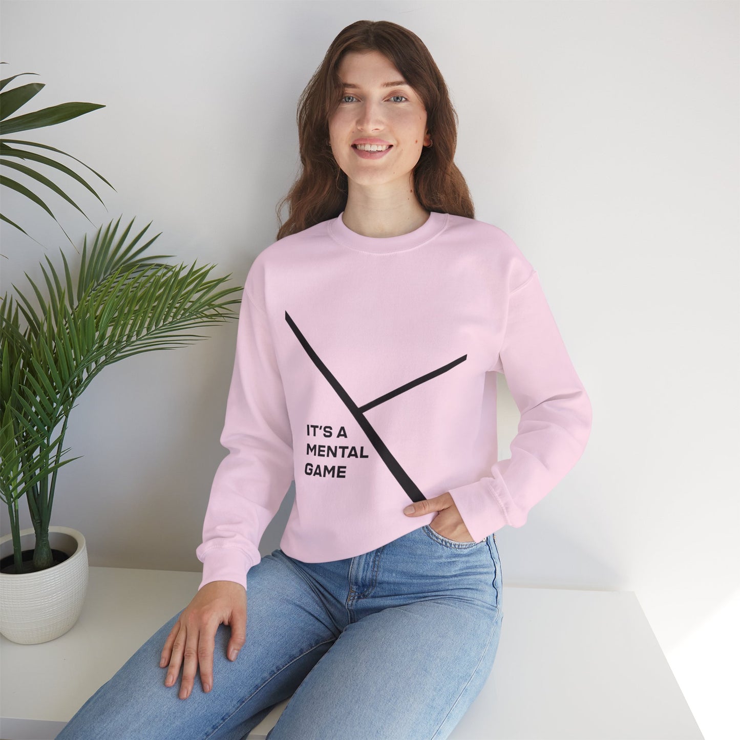 "IT'S A MENTAL GAME" — Athlete Mindset Crewneck Sweatshirt
