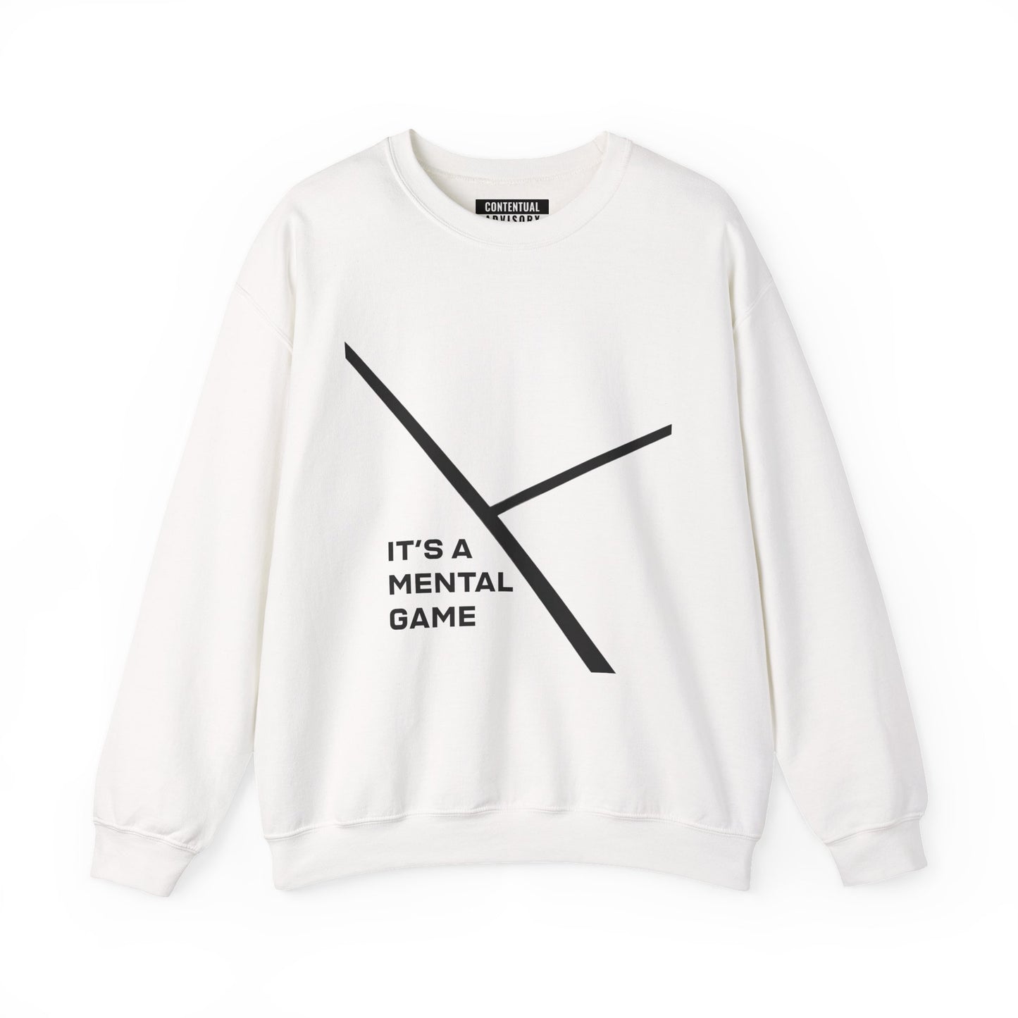 "IT'S A MENTAL GAME" — Athlete Mindset Crewneck Sweatshirt poly/cotton