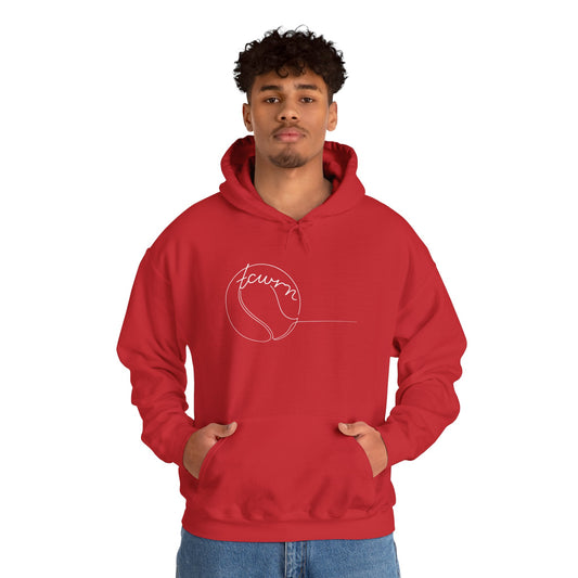 "tcwrn" — Minimal Line Art Design — Unisex Hoodie