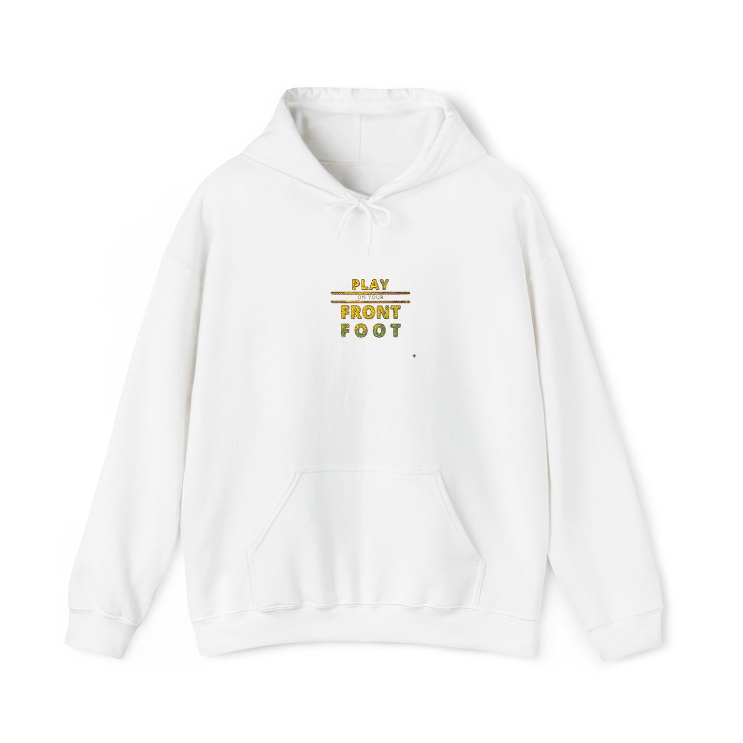 "Front Foot" —  Retro Embroidered Graphic  — Unisex Hoodie