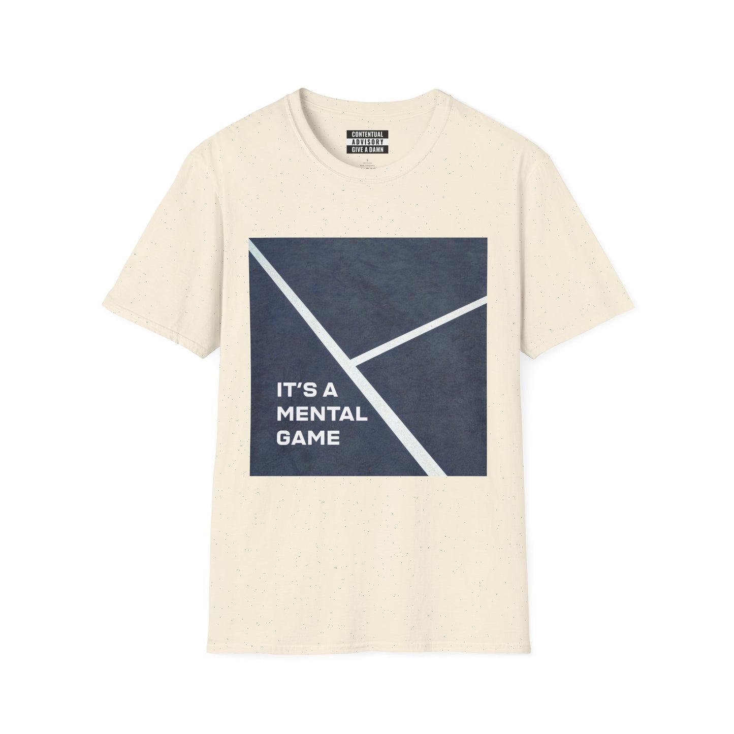 "IT'S A MENTAL GAME" — Athlete Mindset T-Shirt, relaxed cotton