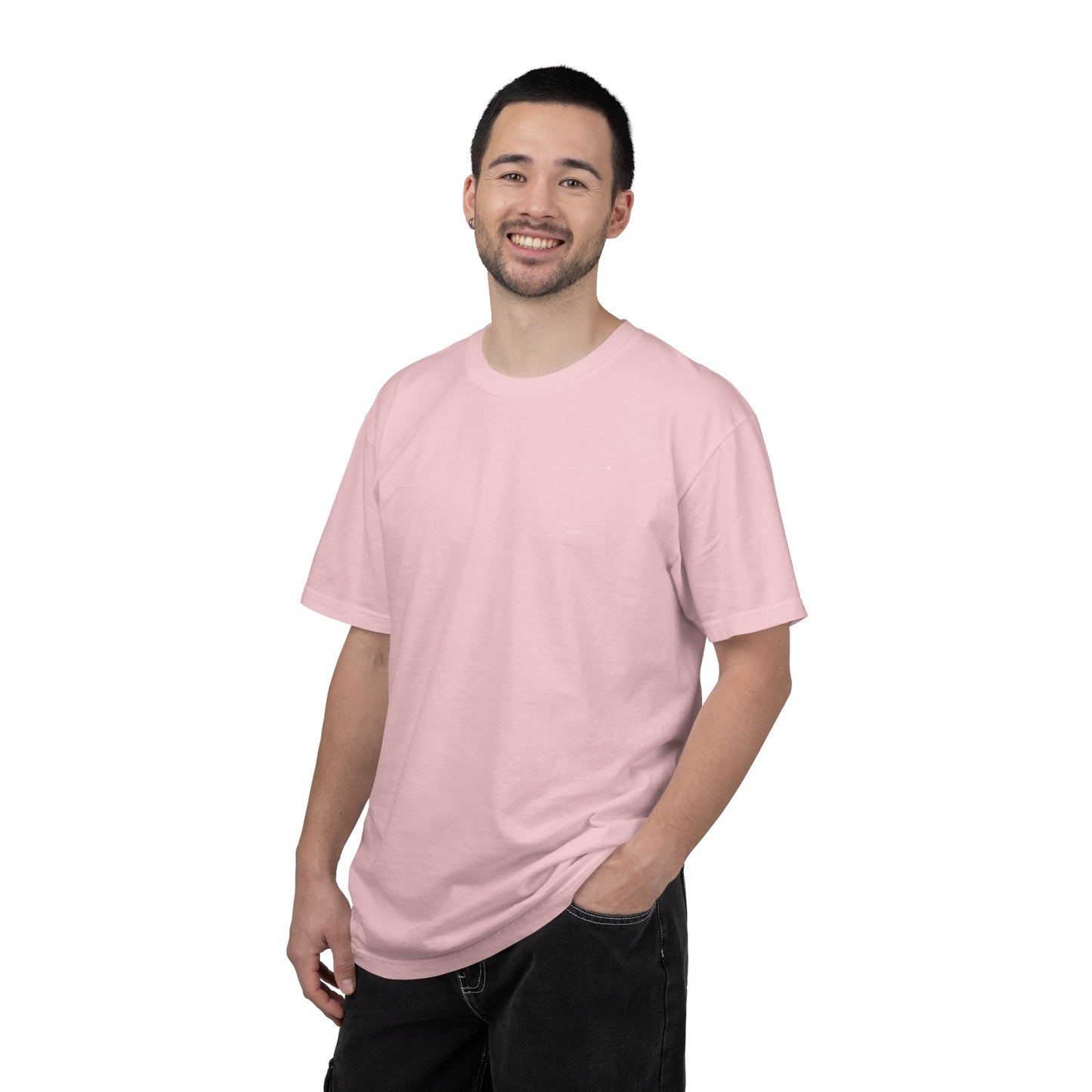 "breathe." — Calm Mind Box Breathing Garment-Dyed T-Shirt
