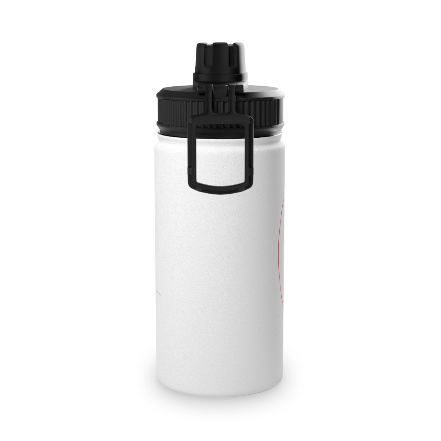 "tcwrn" — Minimal Line Art Design — Stainless Steel Sports Cap Bottle
