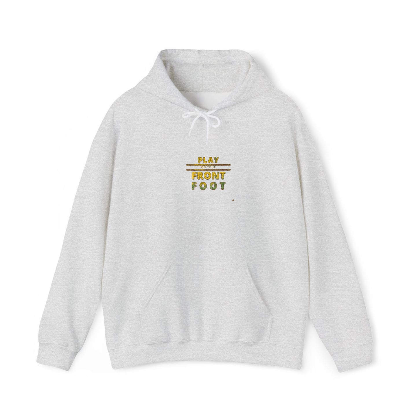 "Front Foot" —  Retro Embroidered Graphic  — Unisex Hoodie