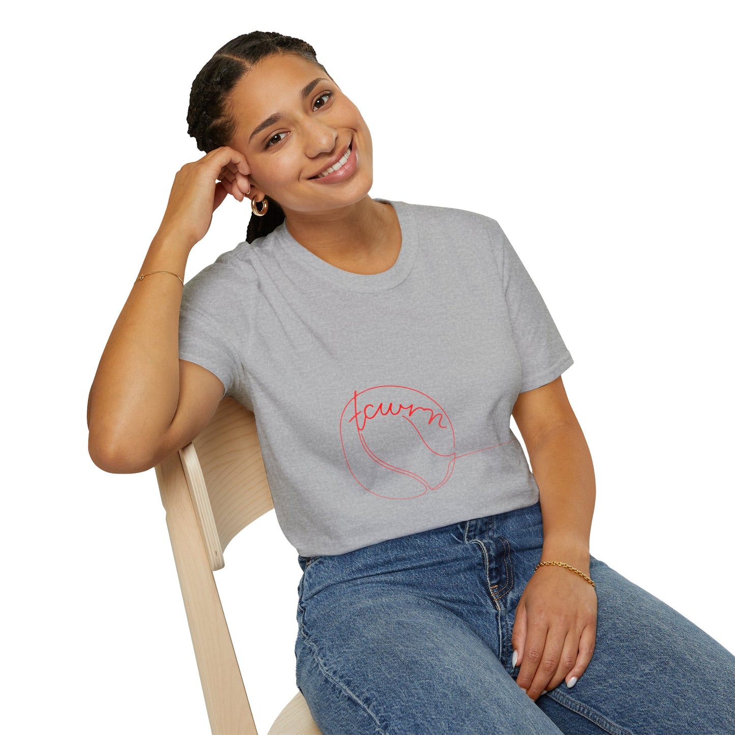 "tcwrn" — Minimal Line Art Design — T-Shirt