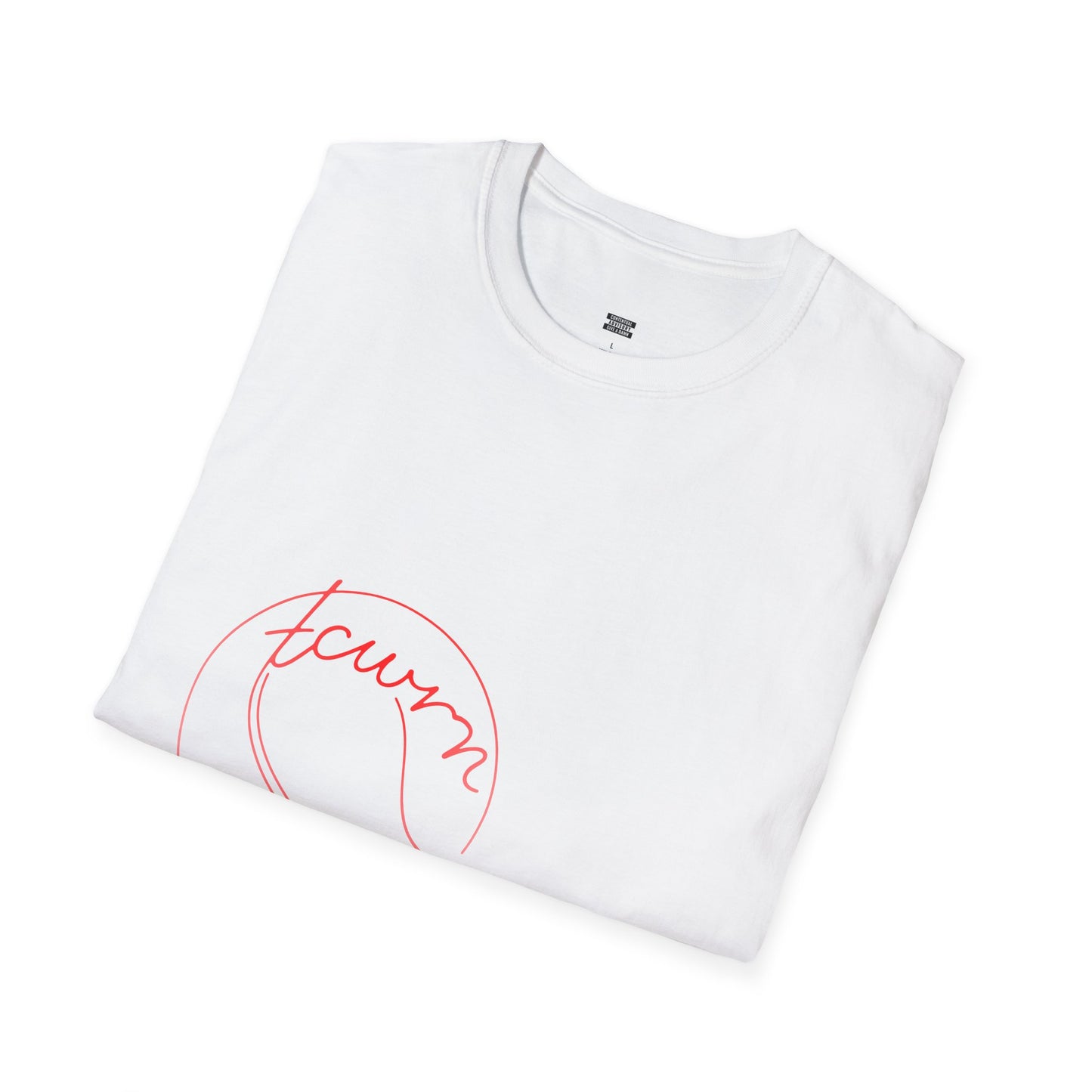 "tcwrn" — Minimal Line Art Design — T-Shirt