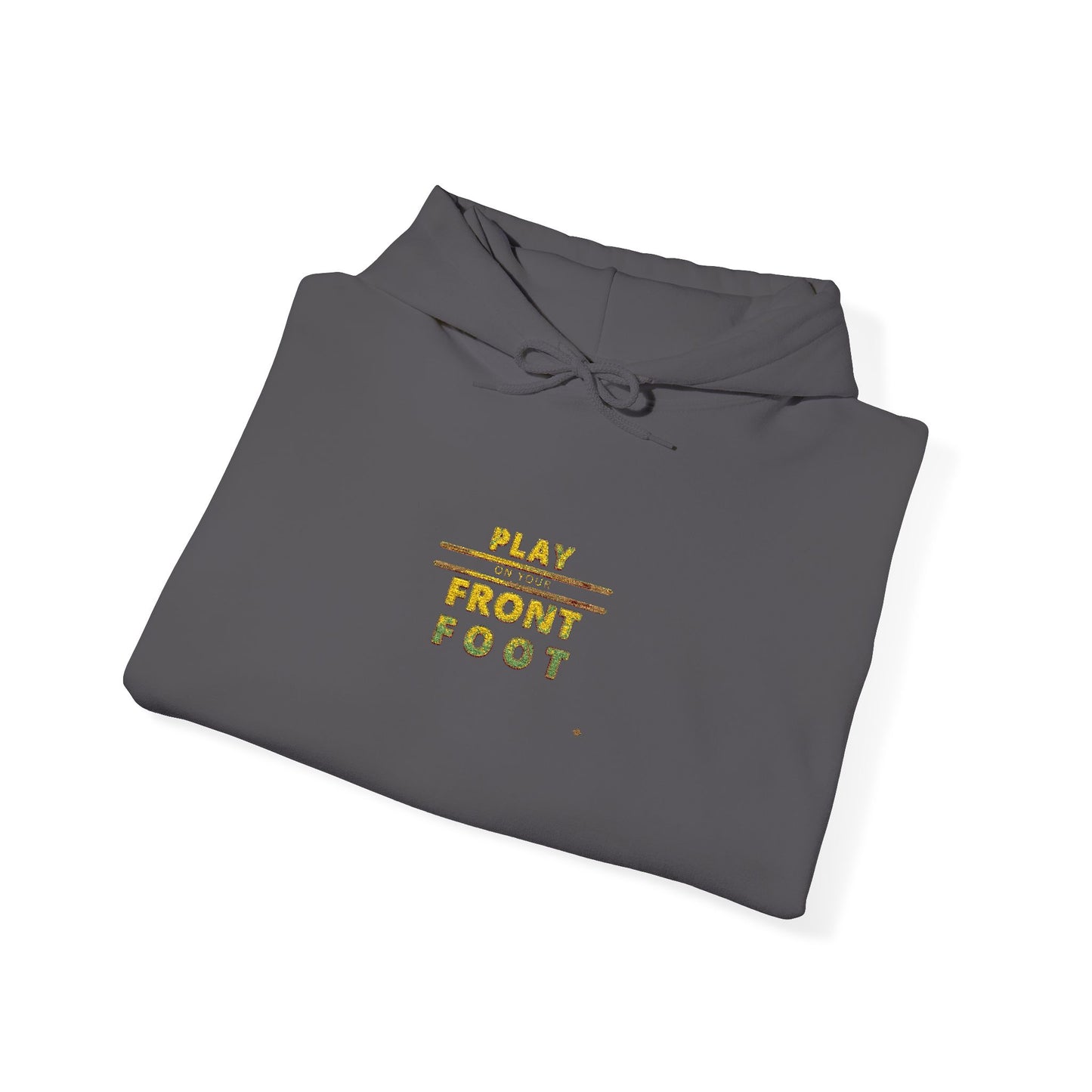 "Front Foot" —  Retro Embroidered Graphic  — Unisex Hoodie