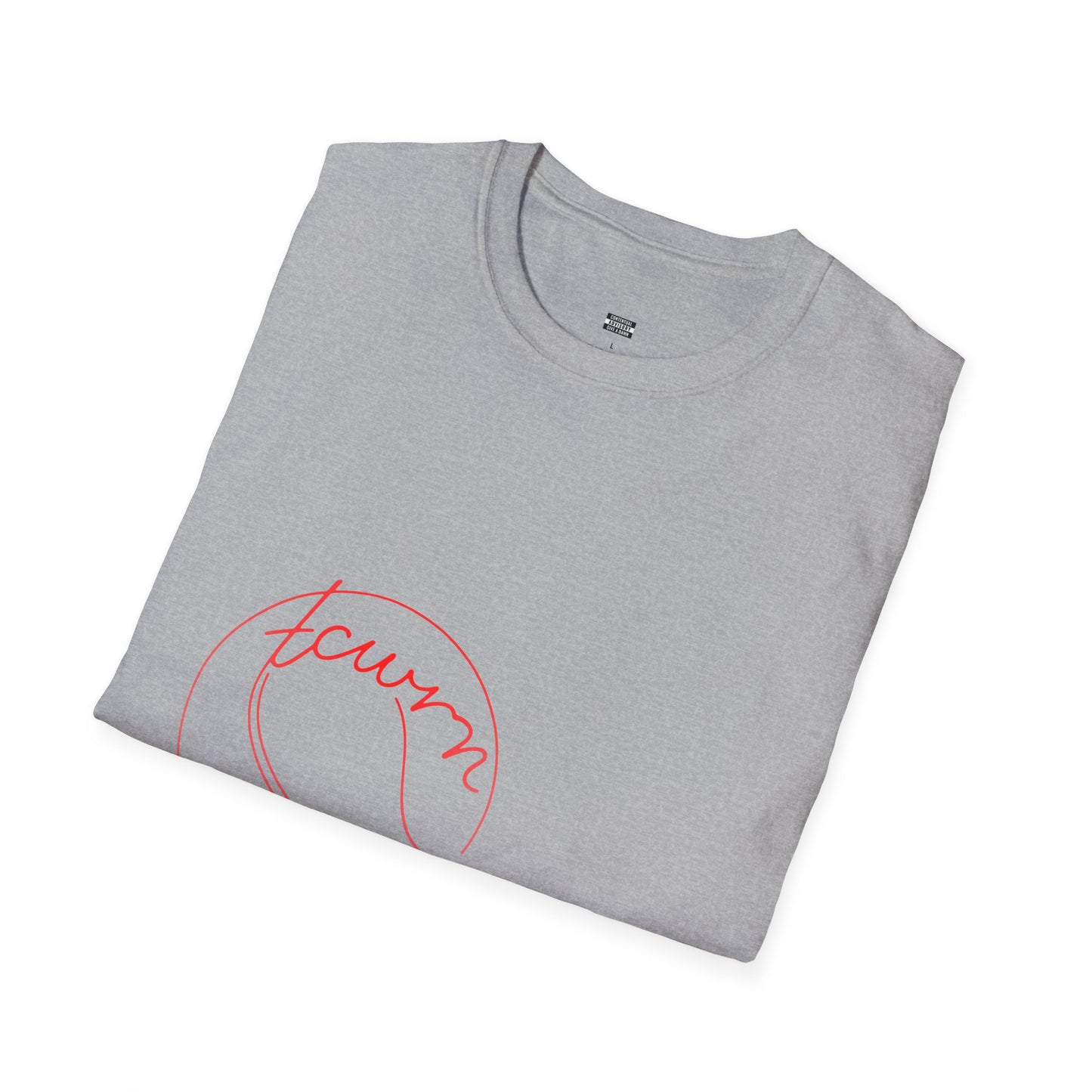 "tcwrn" — Minimal Line Art Design — T-Shirt
