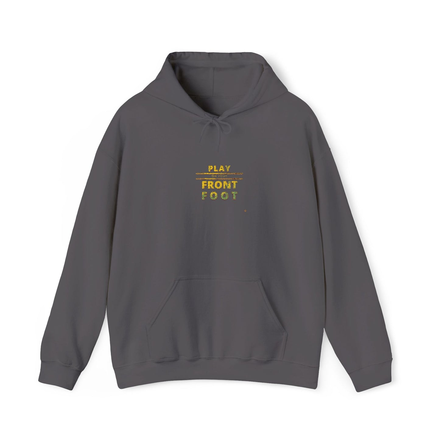 "Front Foot" —  Retro Embroidered Graphic  — Unisex Hoodie