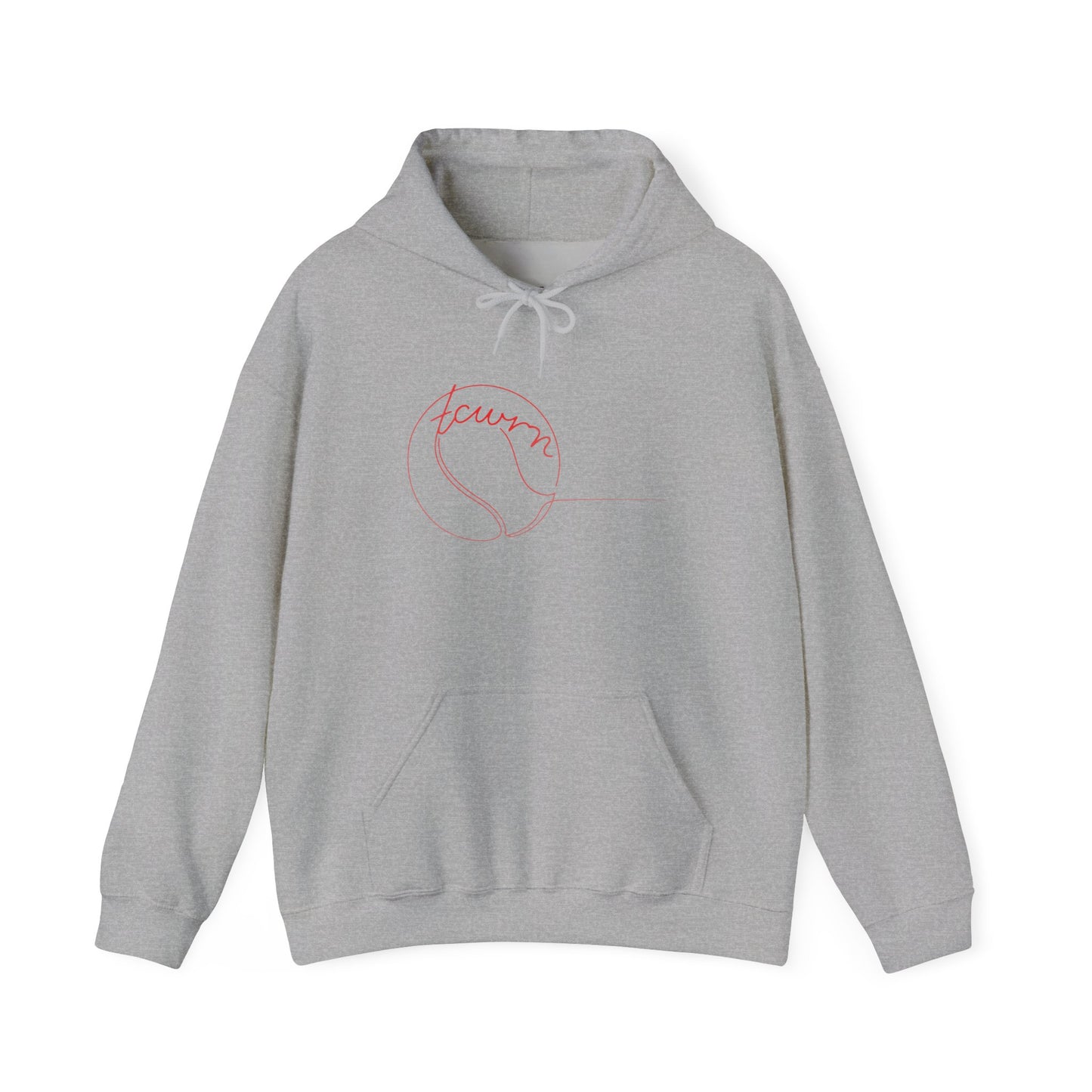 "tcwrn" — Minimal Line Art Design — Unsiex Hoodie