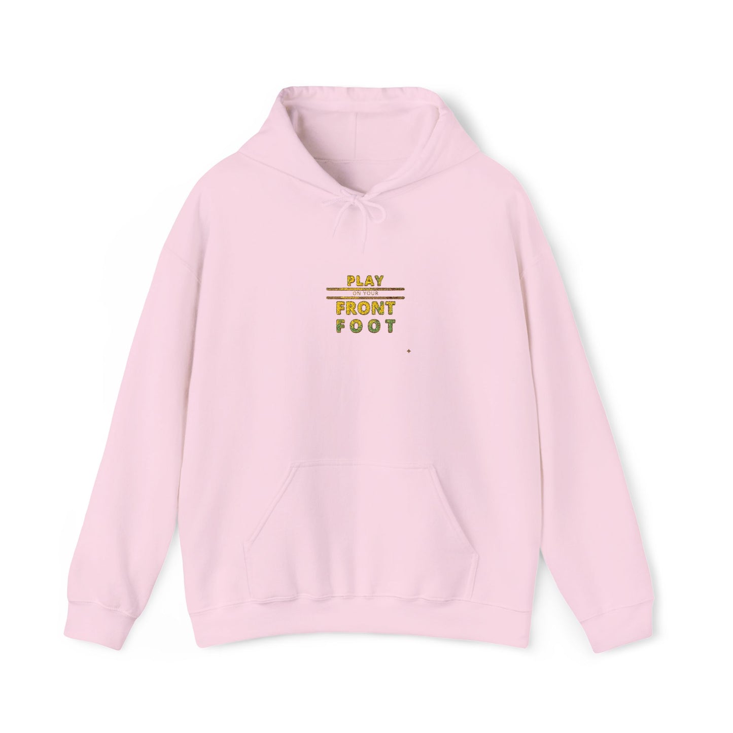 "Front Foot" —  Retro Embroidered Graphic  — Unisex Hoodie