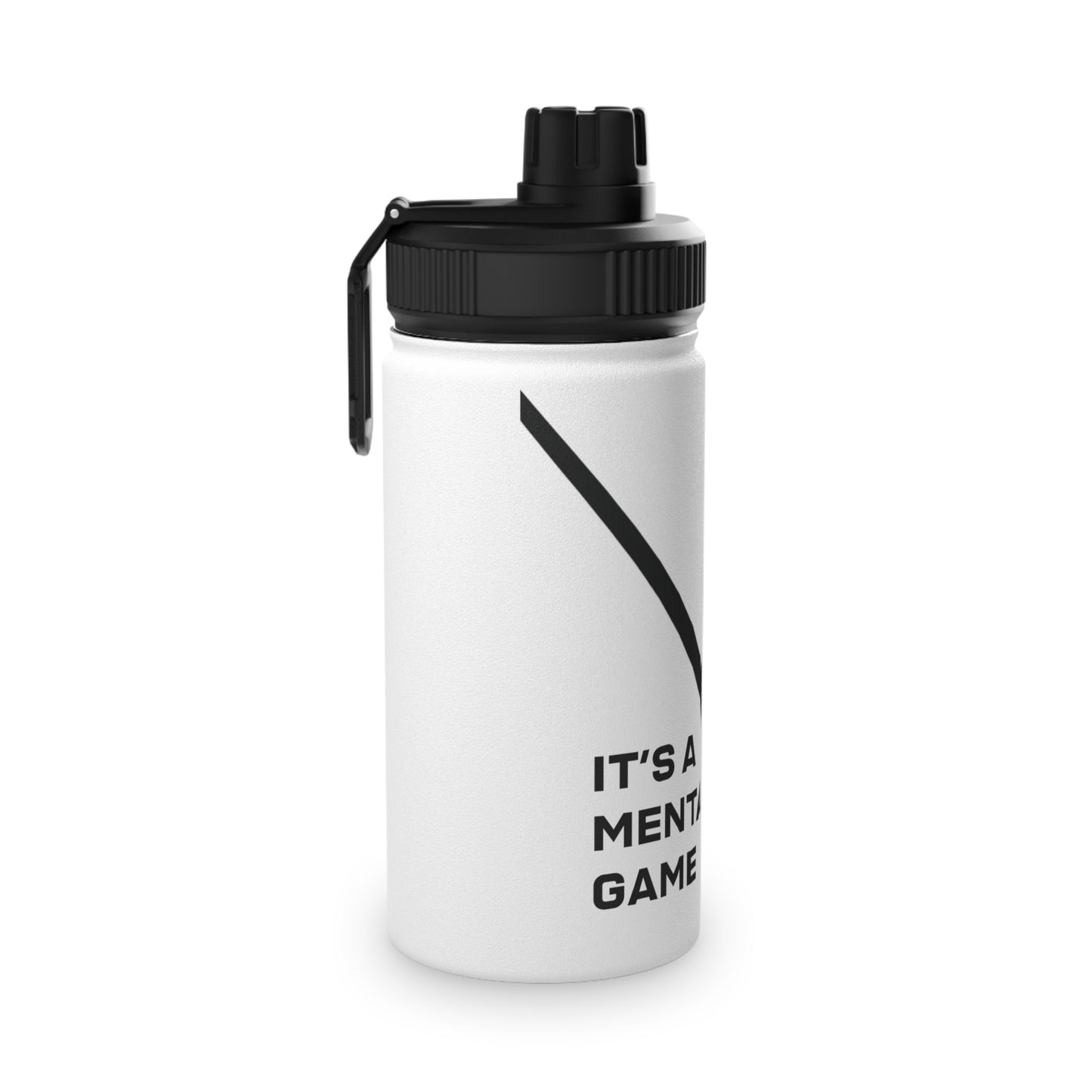 "IT'S A MENTAL GAME" — Athlete Mindset Stainless Steel Sports Water Bottle
