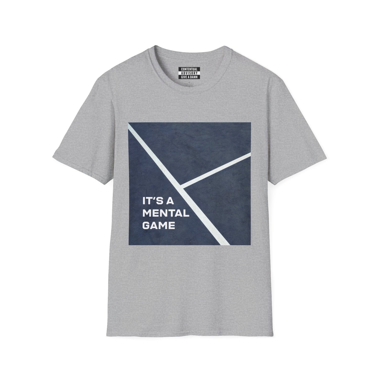 "IT'S A MENTAL GAME" — Athlete Mindset T-Shirt, relaxed cotton