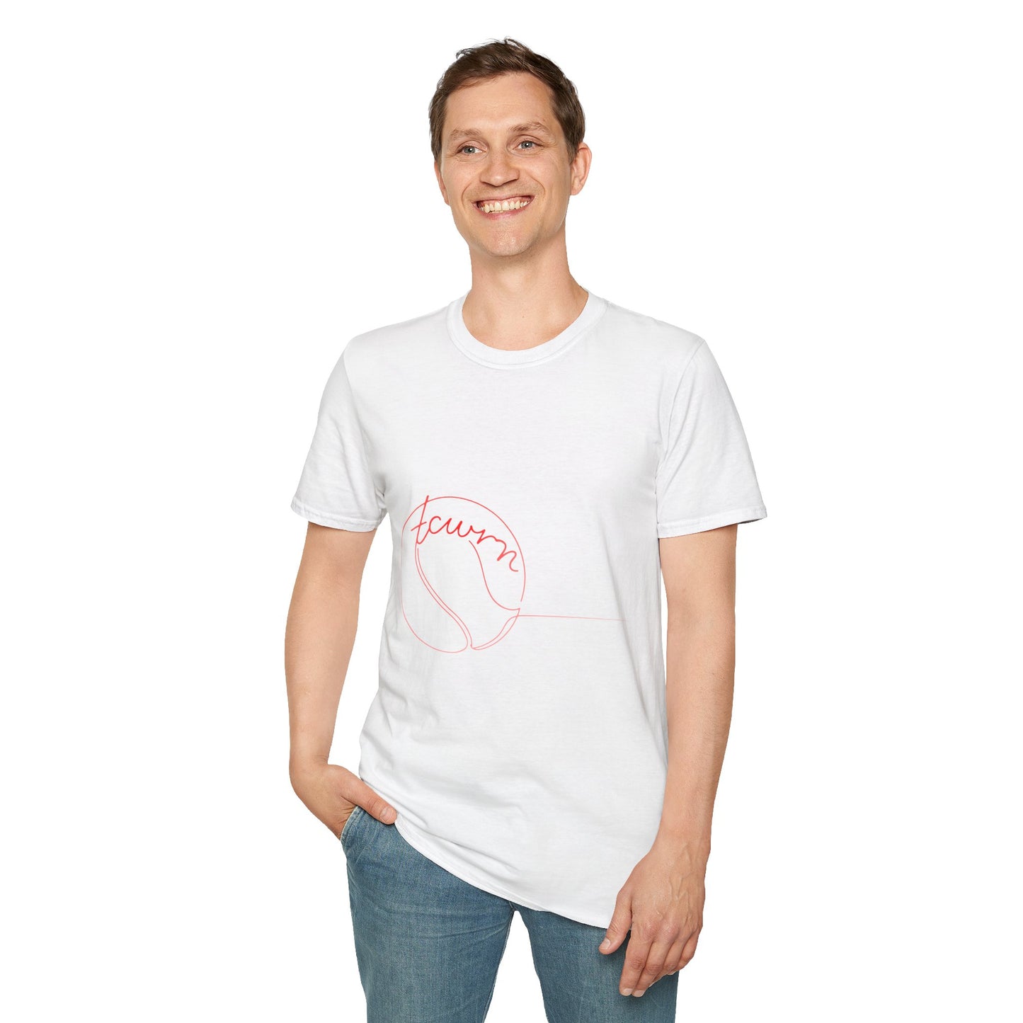 "tcwrn" — Minimal Line Art Design — T-Shirt