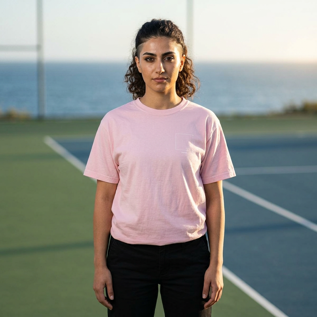 "breathe." — Calm Mind Box Breathing Garment-Dyed T-Shirt