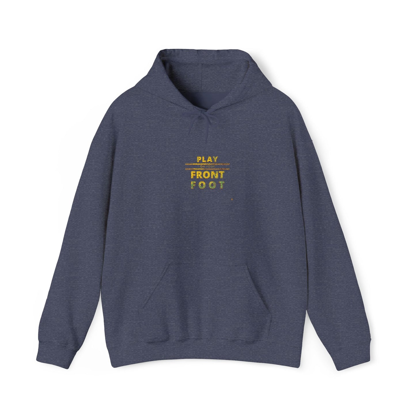 "Front Foot" —  Retro Embroidered Graphic  — Unisex Hoodie