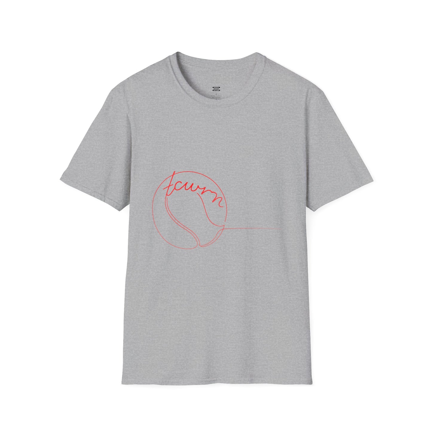 "tcwrn" — Minimal Line Art Design — T-Shirt