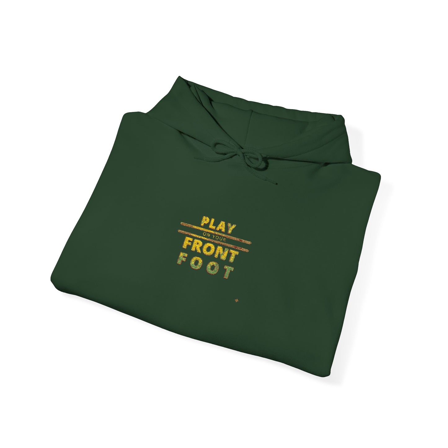 "Front Foot" —  Retro Embroidered Graphic  — Unisex Hoodie