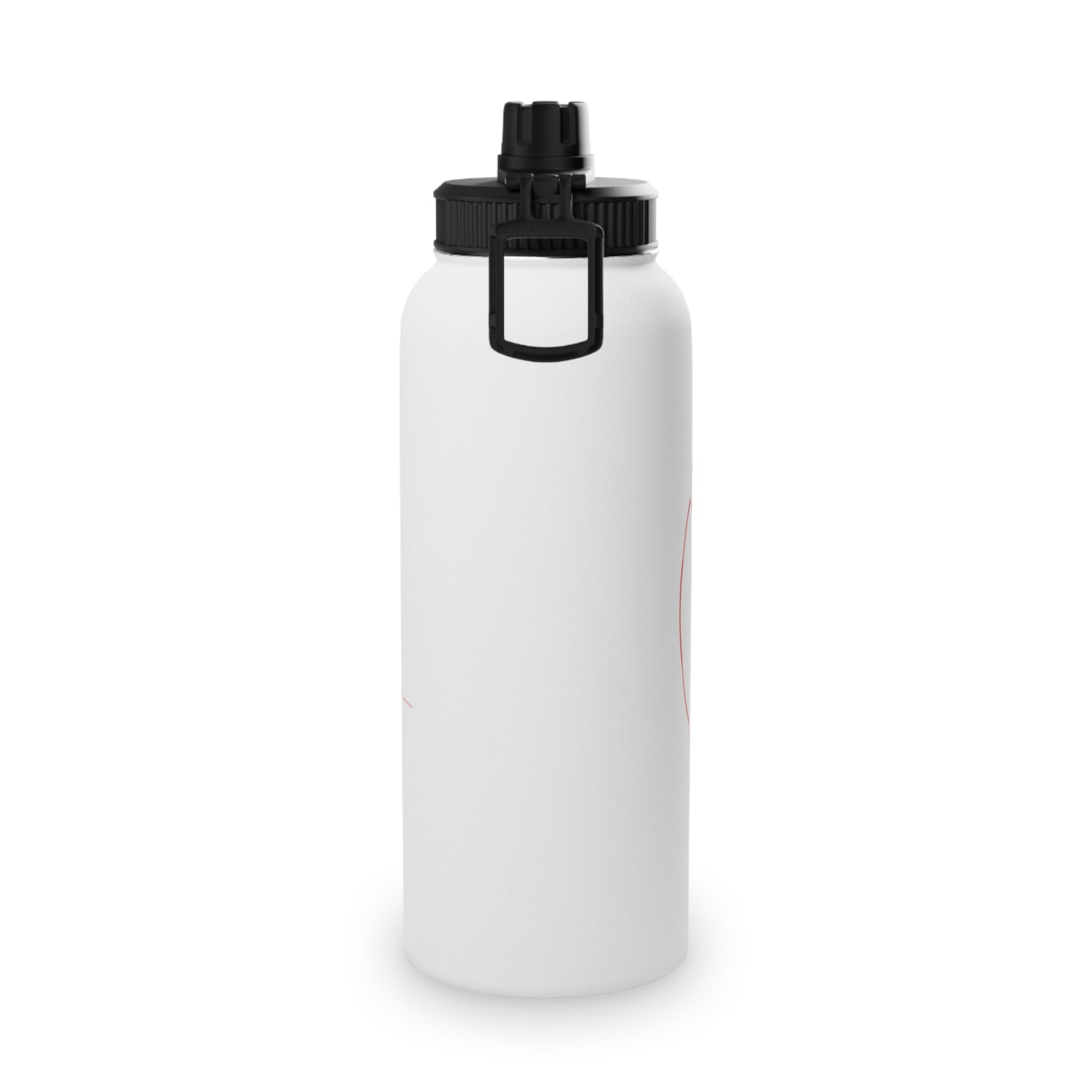 "tcwrn" — Minimal Line Art Design — Stainless Steel Sports Cap Bottle