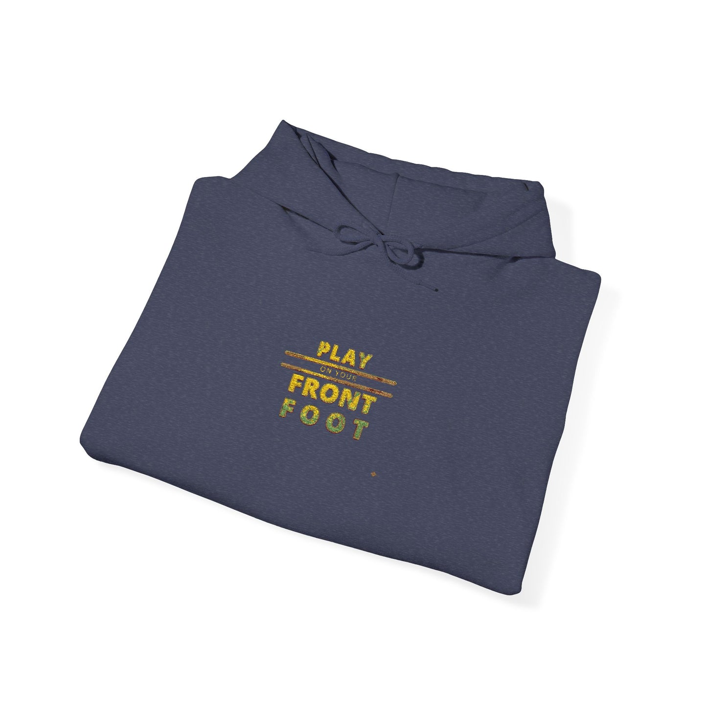 "Front Foot" —  Retro Embroidered Graphic  — Unisex Hoodie