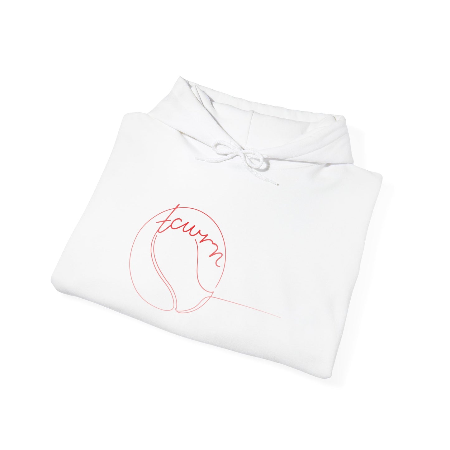 "tcwrn" — Minimal Line Art Design — Unsiex Hoodie