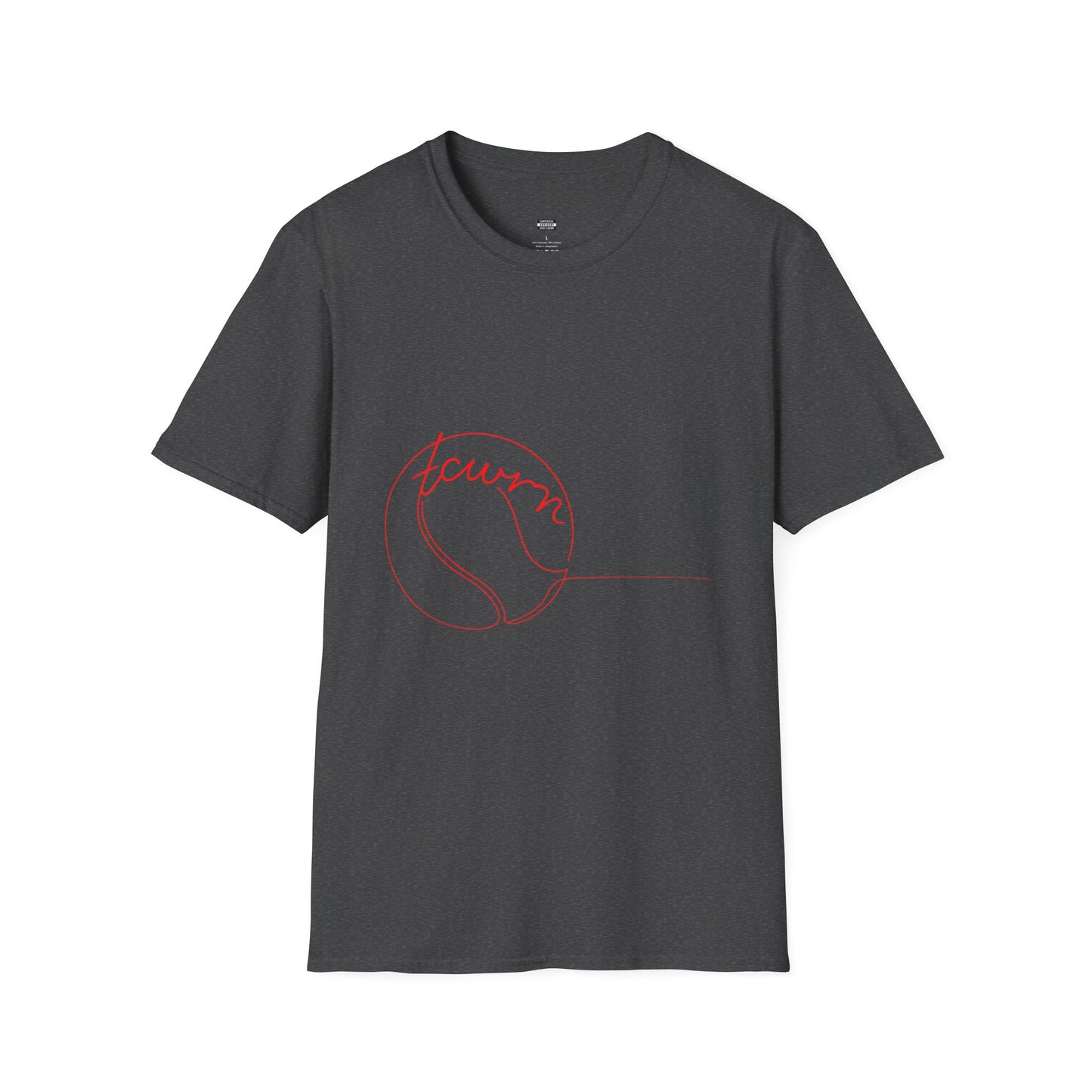 "tcwrn" — Minimal Line Art Design — T-Shirt