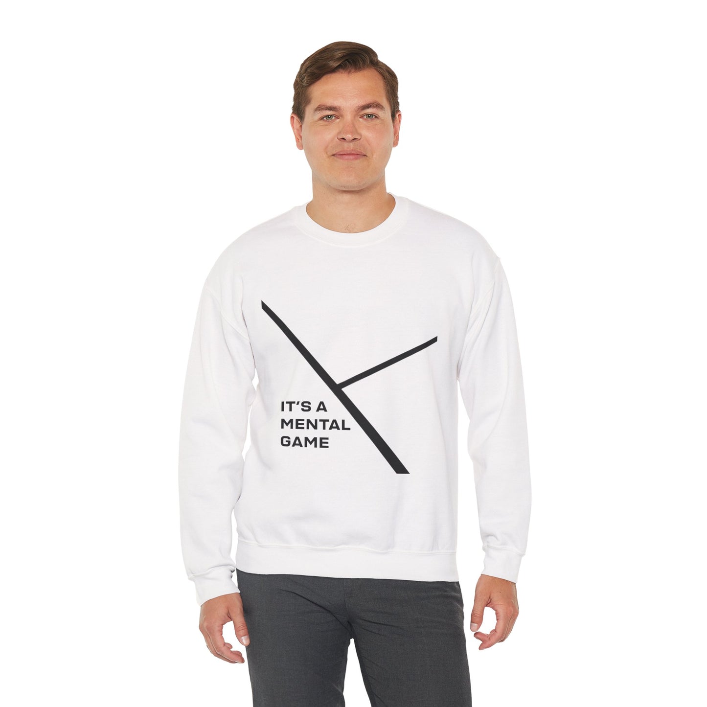 "IT'S A MENTAL GAME" — Athlete Mindset Crewneck Sweatshirt