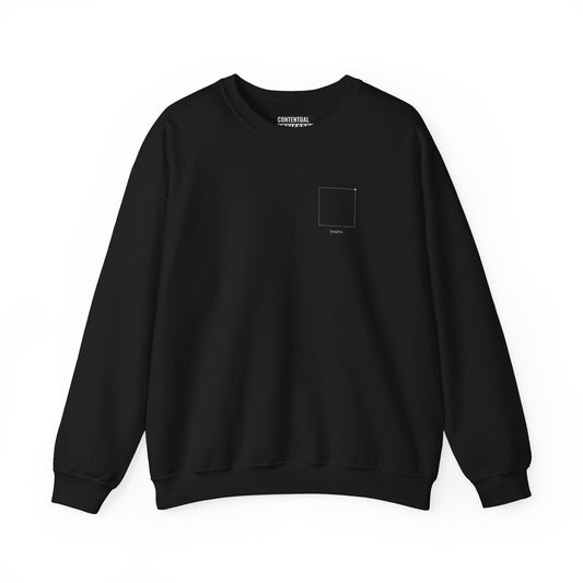 "breathe." — Calm Mind Box Breathing Graphic Pullover