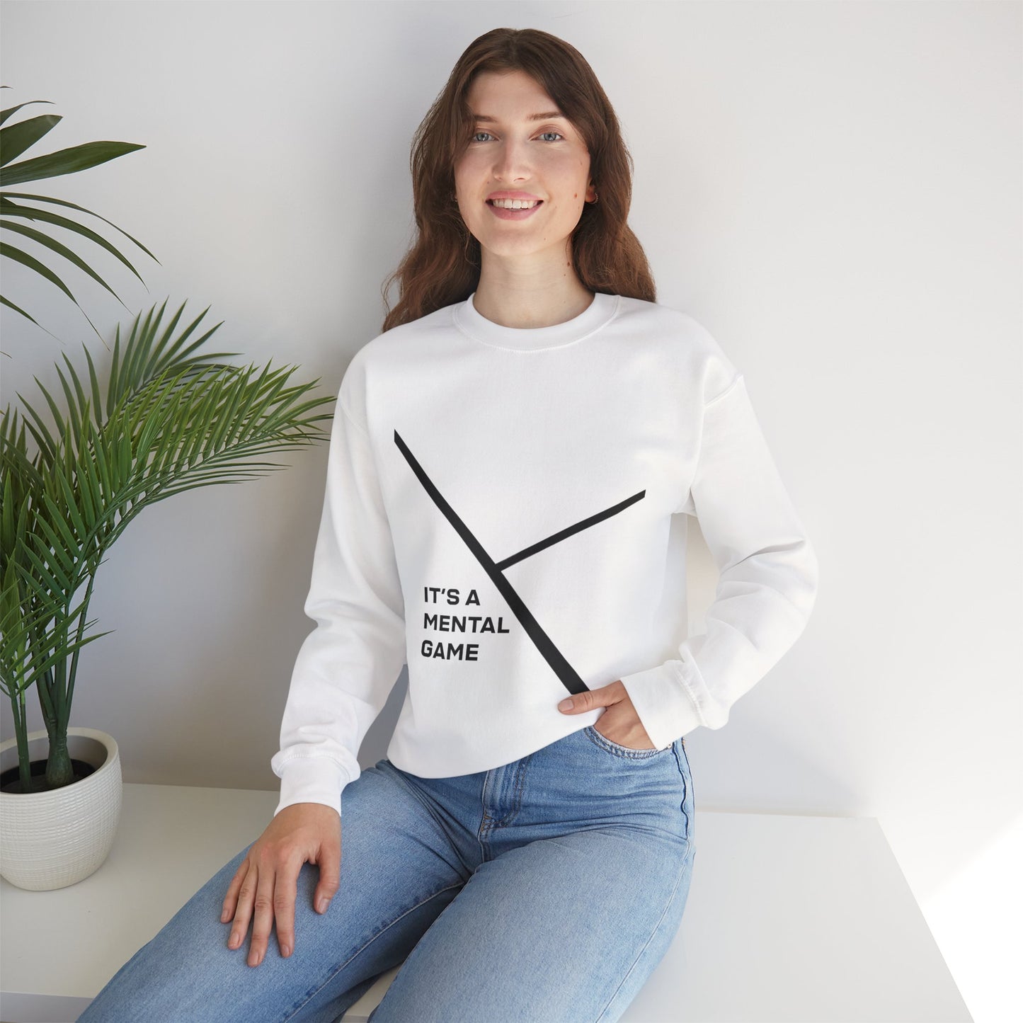 "IT'S A MENTAL GAME" — Athlete Mindset Crewneck Sweatshirt