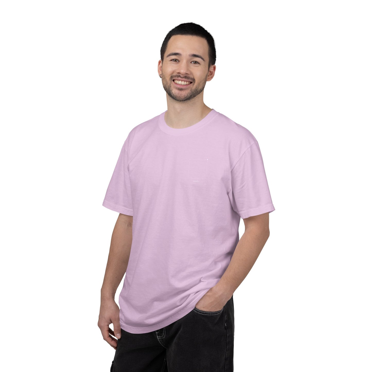 "breathe." — Calm Mind Box Breathing Garment-Dyed T-Shirt