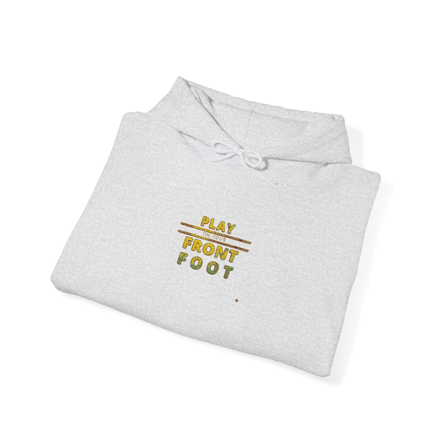 "Front Foot" —  Retro Embroidered Graphic  — Unisex Hoodie