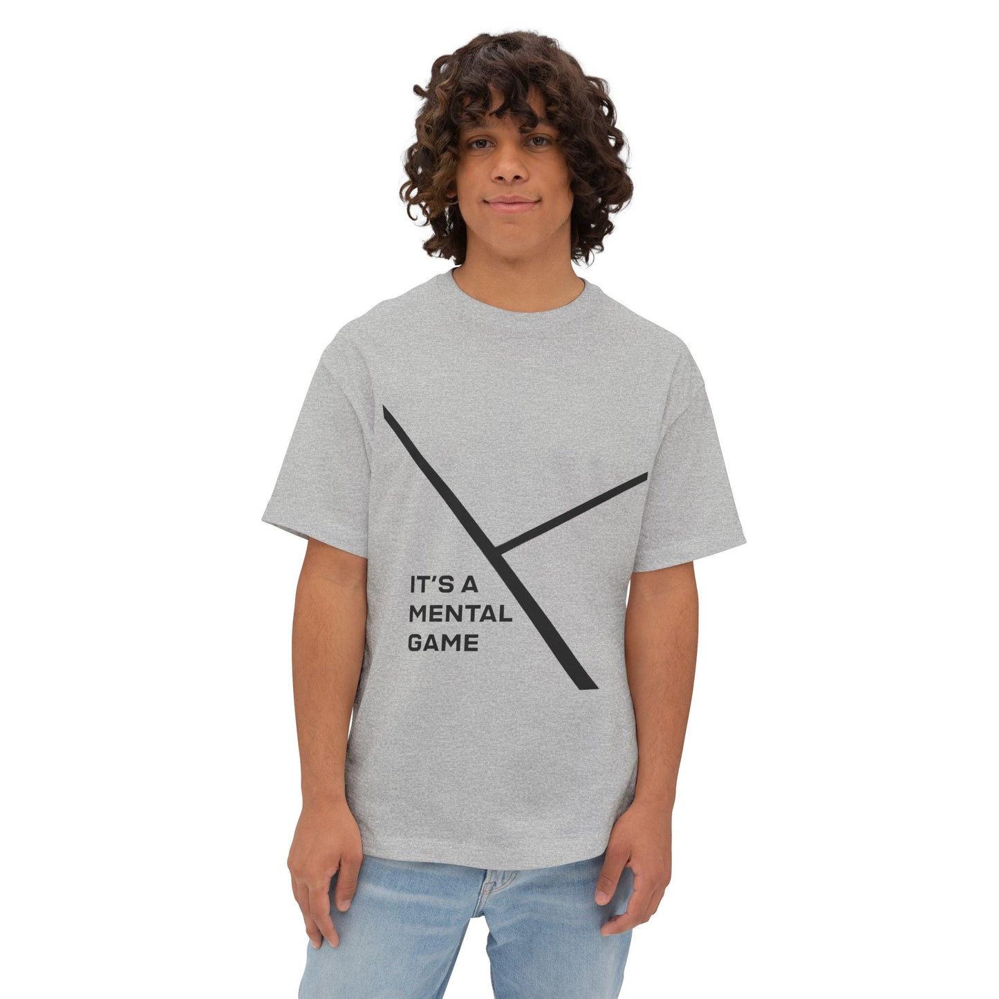 "IT'S A MENTAL GAME" — Athlete Mindset Boxy T-Shirt