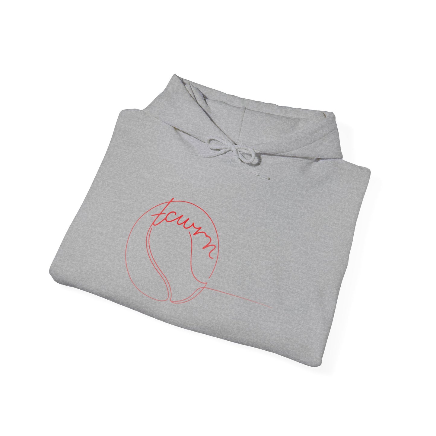 "tcwrn" — Minimal Line Art Design — Unsiex Hoodie