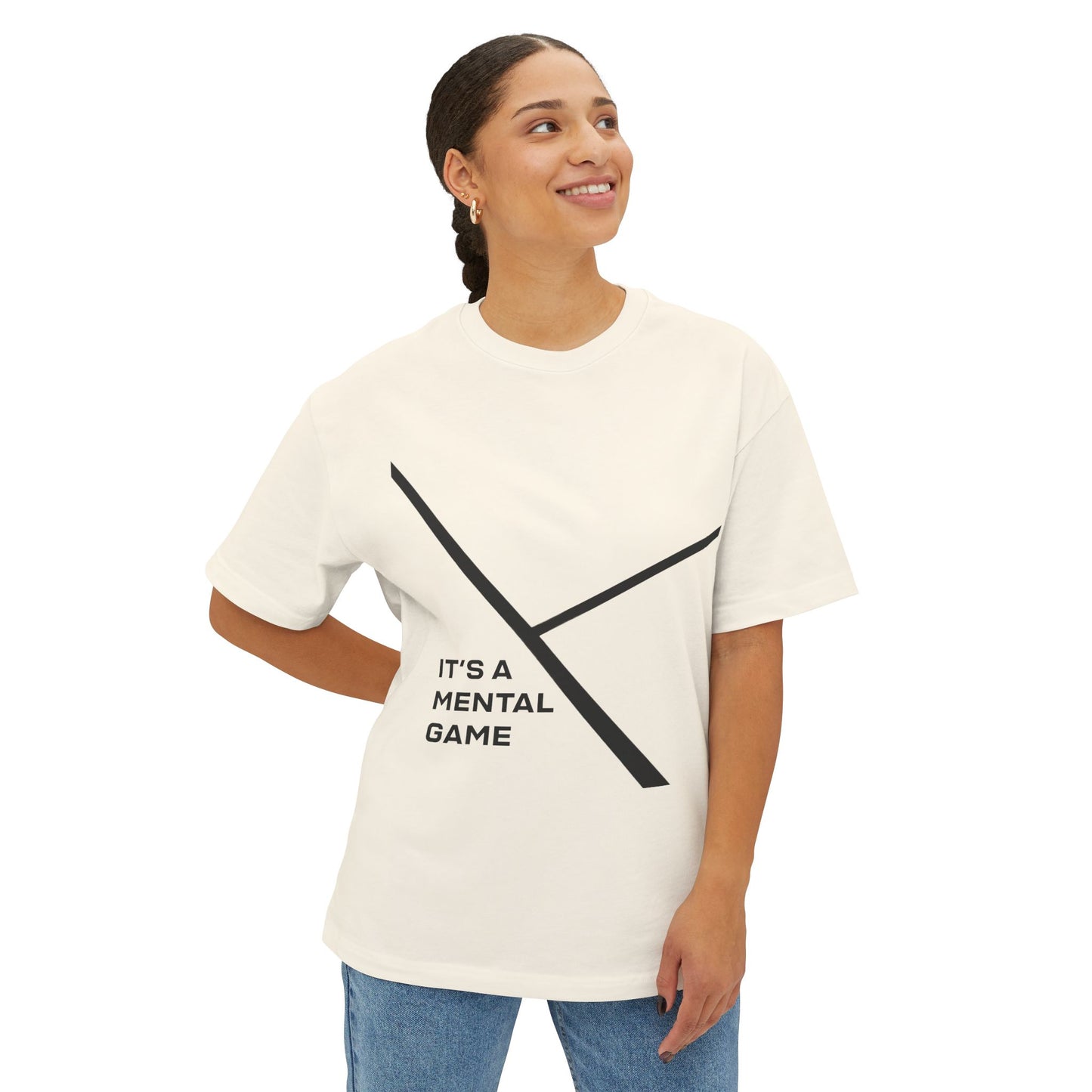 "IT'S A MENTAL GAME" — Athlete Mindset Boxy T-Shirt